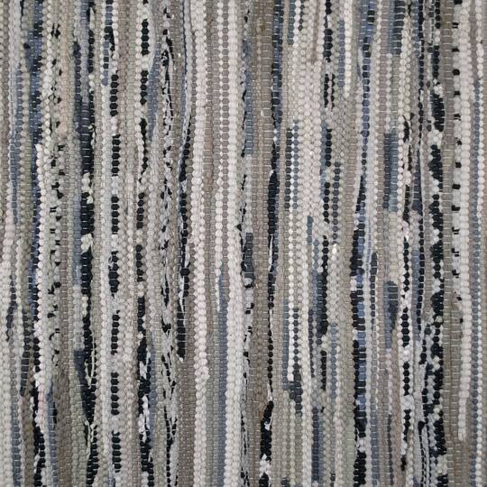 DII® Multi Gray Rag Rug, 2.25ft. x 6ft.